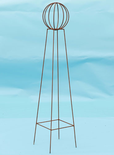 Obelisk with globe